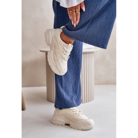 Zapatillas Deportivas de Mujer con Suela Gruesa, Beige Claro Lerista 5