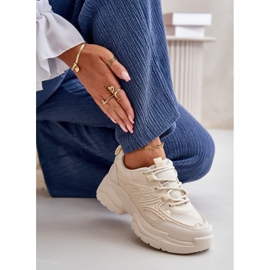 Zapatillas Deportivas de Mujer con Suela Gruesa, Beige Claro Lerista 6