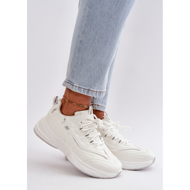 Zapatos Deportivos Zapatillas De Piel Ecológica Blanco Verilisse 1