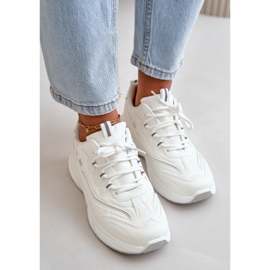 Zapatos Deportivos Zapatillas De Piel Ecológica Blanco Verilisse 6
