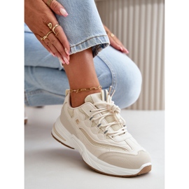 Zapatos Deportivos Zapatillas De Piel Ecológica Beige Verilisse 7
