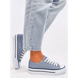 Zapatillas clásicas de mujer Fargis L.BLUE azul 4