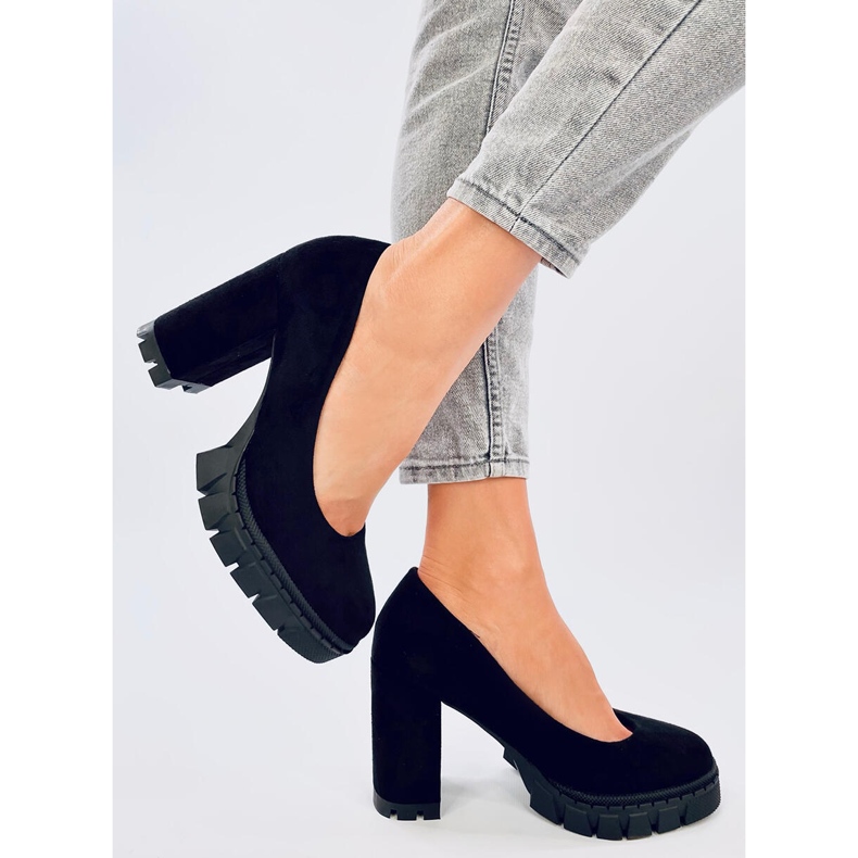Angela Zapatos de tacón y plataforma negros 2 Angela Zapatos de tacón y plataforma negros 2