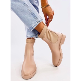 Botas Chelsea de mujer Below Beige 3