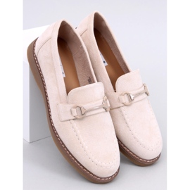 Mocasines mujer States en ante beige 5