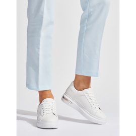 Deportivas plataforma blancas blanco 1
