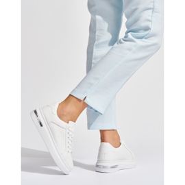 Deportivas plataforma blancas blanco 2