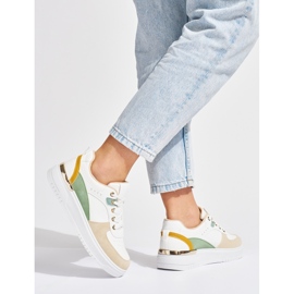 Deportivas mujer plataforma multicolor 3
