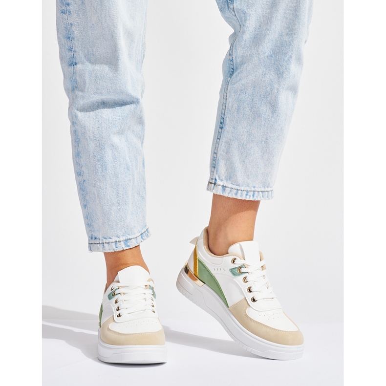 Deportivas mujer plataforma multicolor 2