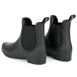 Vices New Collection Botas de goma negras, vicios negro 4