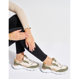 Zapatillas verdes de mujer. 3