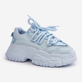 Zapatillas De Mujer Azules Con Suela Maciza Nevela 4