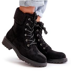 Botas de trabajo aislantes para mujer con cremallera negro Mivael 11
