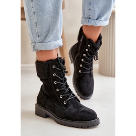 Botas de trabajo aislantes para mujer con cremallera negro Mivael 4
