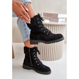 Botas de trabajo aislantes para mujer con cremallera negro Mivael 9