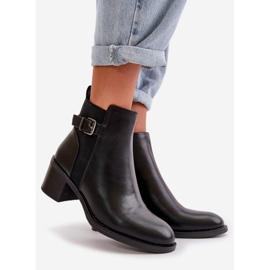 Botas De Mujer Aisladas Con Tacón Alto Y Hebilla Negro Nevillira 1