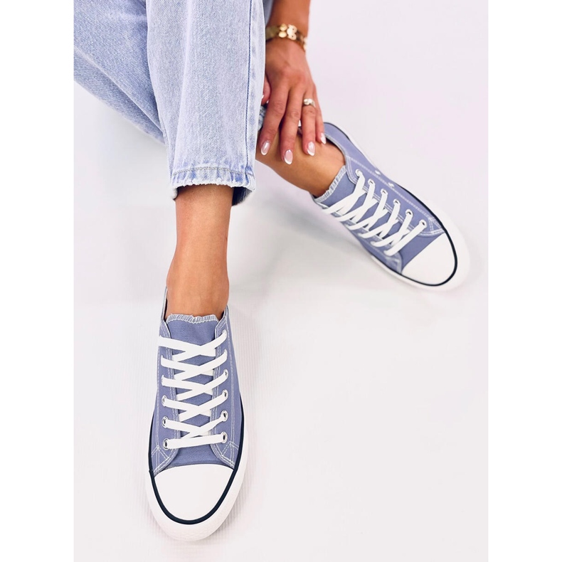 Zapatillas clásicas de mujer Jeans básicos azul 2