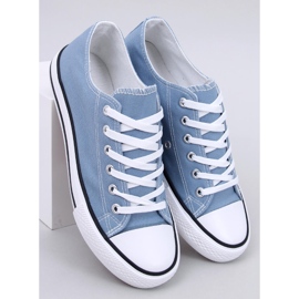 Zapatillas clásicas de mujer Jeans básicos azul 4