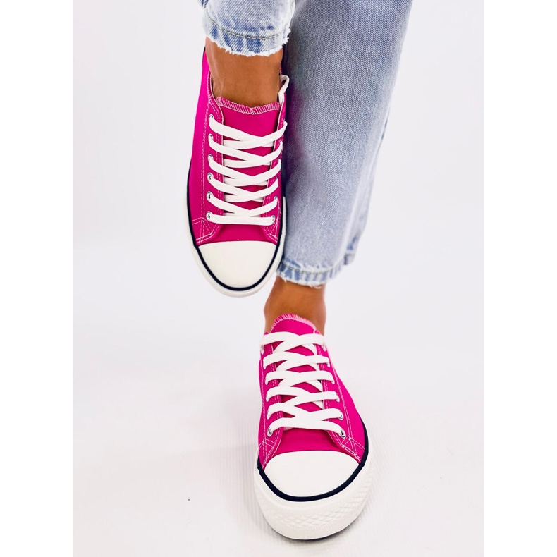 Zapatillas clásicas de mujer Basic Fucsia rosado 1