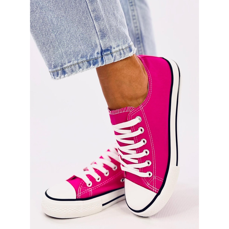 Zapatillas clásicas de mujer Basic Fucsia rosado 2