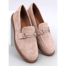 Mocasines de mujer Vaux Caqui beige 4