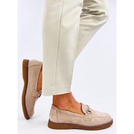 Mocasines de mujer Vaux Caqui beige 5