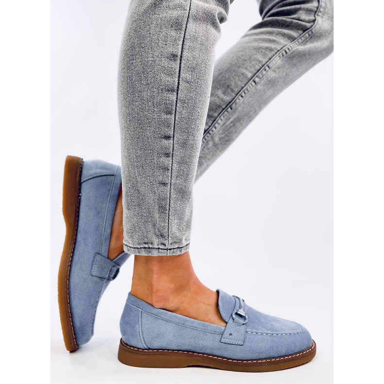 Mocasines de mujer Vaux Azul 2