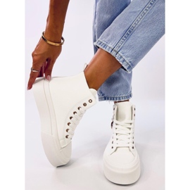 Zapatillas altas Abba White blanco 3