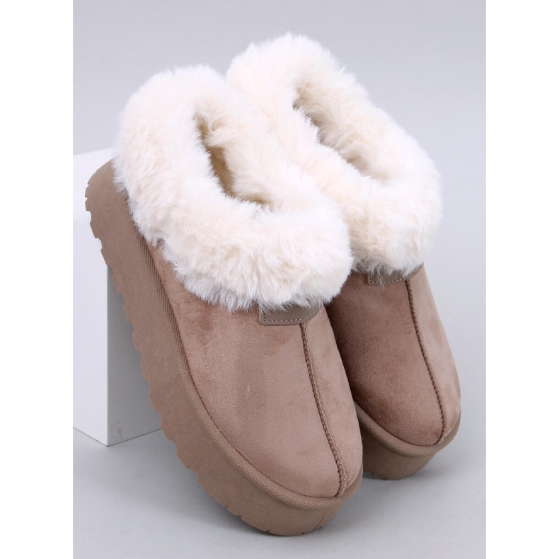 Botas de nieve cortas con pelo Yogi Khaki beige 2 Botas de nieve cortas con pelo Yogi Khaki beige 2