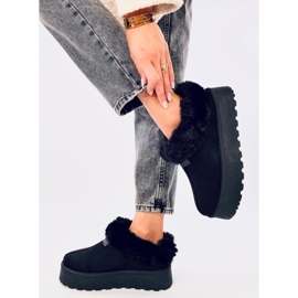 Botas de nieve cortas con pelo Yogi Black negro 5