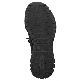 Zapatos slip-on de mujer negros impermeables y cómodos Rieker M5352-00 11