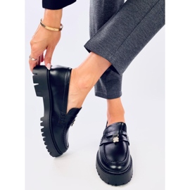 Mocasines plataforma Rimet Negro 5