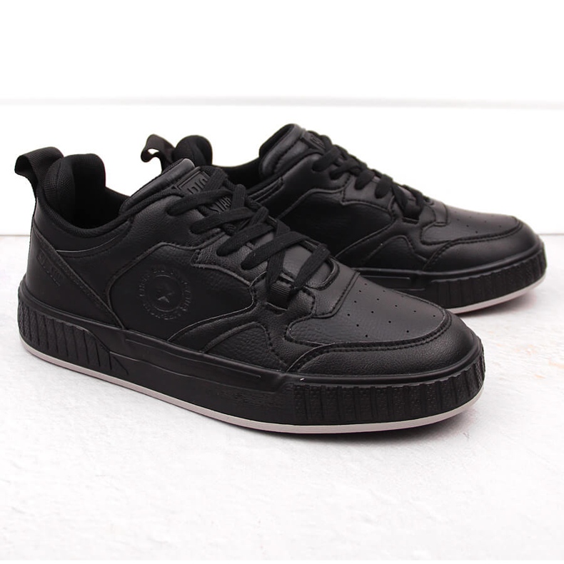 Zapatillas deportivas hombre negras Big Star OO174004 negro 1