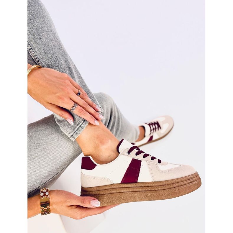 Zapatillas Melba Vino mujer beige 1