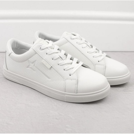 Calzado deportivo para hombre fabricado en piel ecológica, blanco Big Star OO174020 1