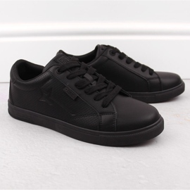 Calzado deportivo para hombre fabricado en piel ecológica, negro Big Star OO174021 1