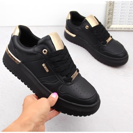 Deportivas mujer cordones negras Big Star OO274758 negro 1
