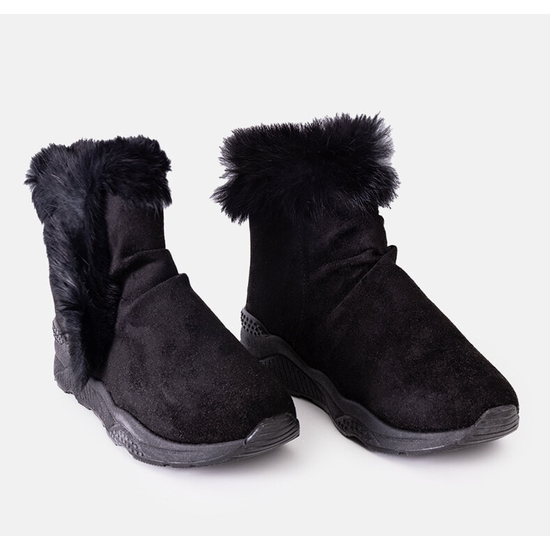 Zapatillas aislantes negras con cuñas Lara negro 1 Zapatillas aislantes negras con cuñas Lara negro 1