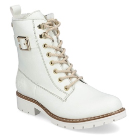 Botas de trabajo blancas impermeables de mujer Rieker Y9126-80 blanco 9