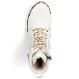 Botas de trabajo blancas impermeables de mujer Rieker Y9126-80 blanco 12