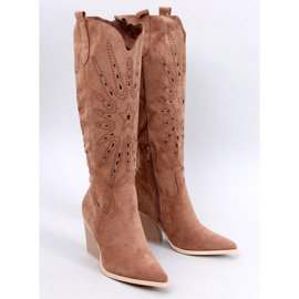 Botas cowboy caladas Taylor Camel marrón 3