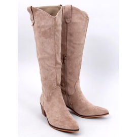 Botas cowboy Torez ante caqui marrón 4