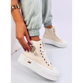 Arenas Deportivas altas beige con imperdible 2