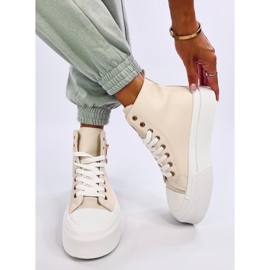 Arenas Deportivas altas beige con imperdible 5