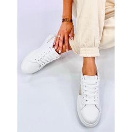 Zapatillas Holms con plataforma blanco 2