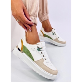 Zapatillas de mujer Asker Albaricoque blanco 1