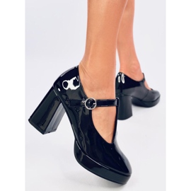 Zapatos de salón Moreton con plataforma en negro 4