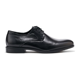 Zapatos negros con cordones para hombre. 1