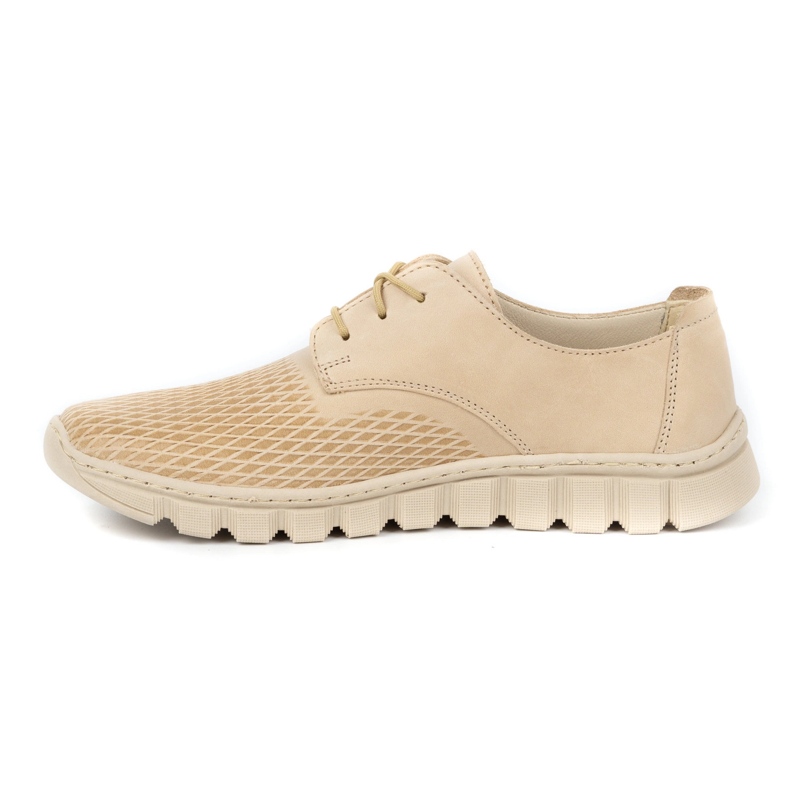 WASAK Zapatos de piel mujer 0682W, crema beige 1