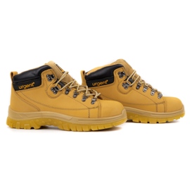 Zapatos de trabajo hombre URGENT 114/S1 amarillo con puntera 3